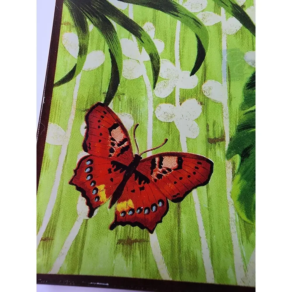 PRIMA DONNA Green Colorful Glass BUTTERFLY DRAGONFLY Dessert Trinket Ring Tray